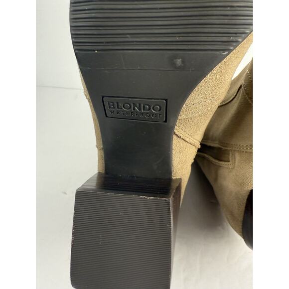 Blondo Women's Sadie Waterproof Fashion Boot US Size 7.5M Color Taupe Suede NWOT - Picture 9 of 11